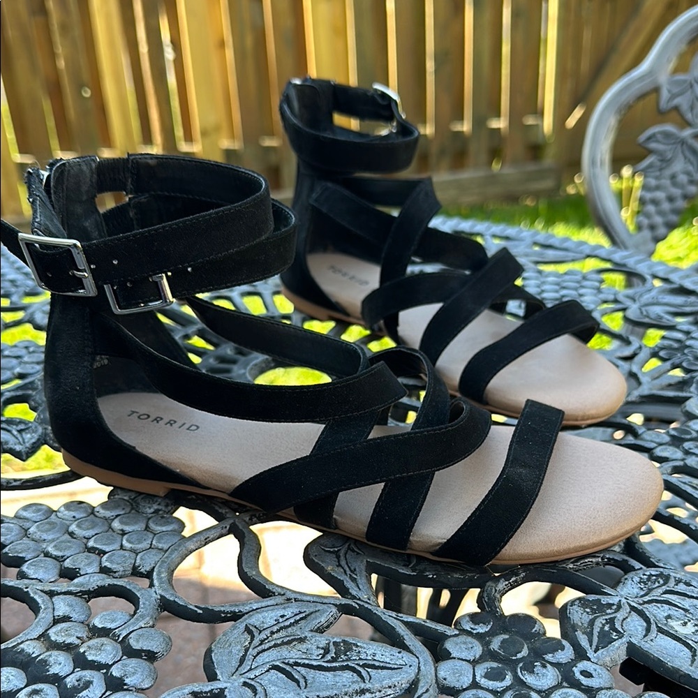 Torrid 8W Strappy Sandals